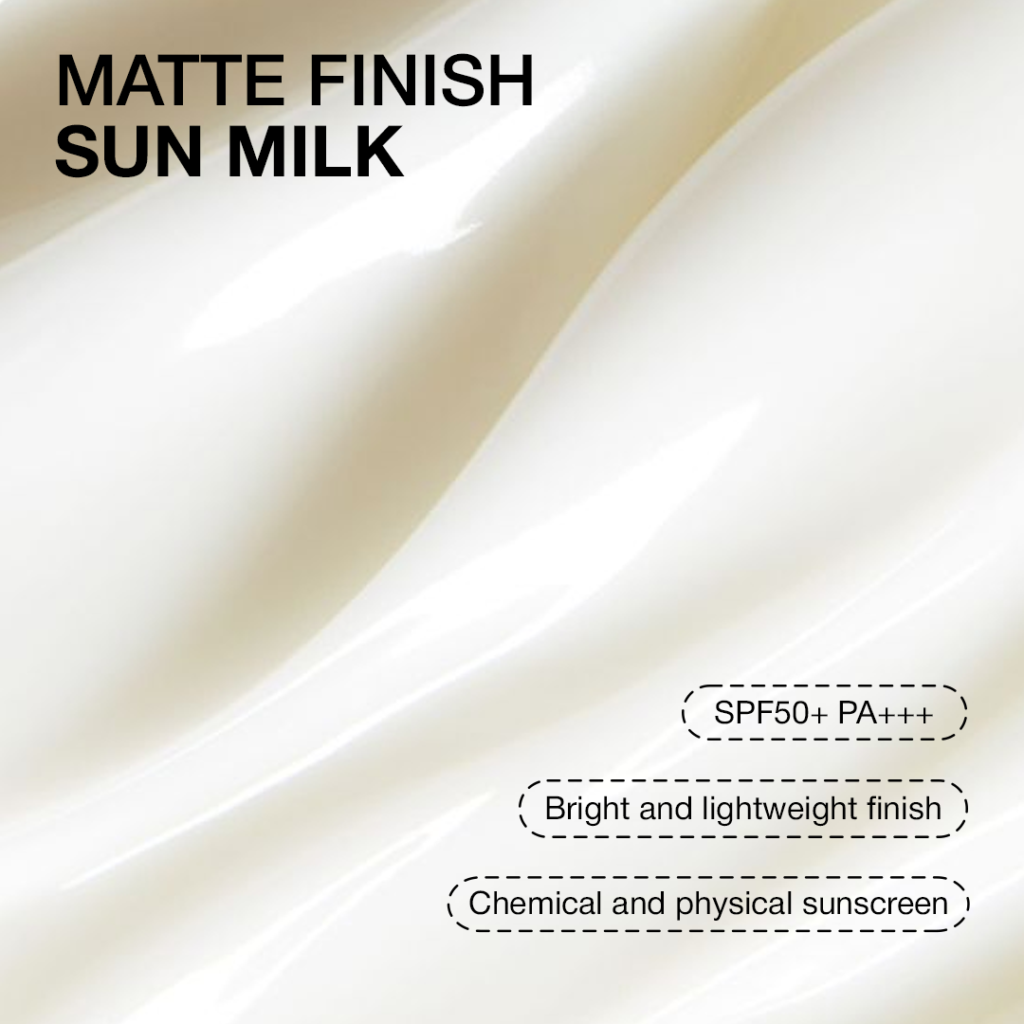 Matte Finish Sun Milk