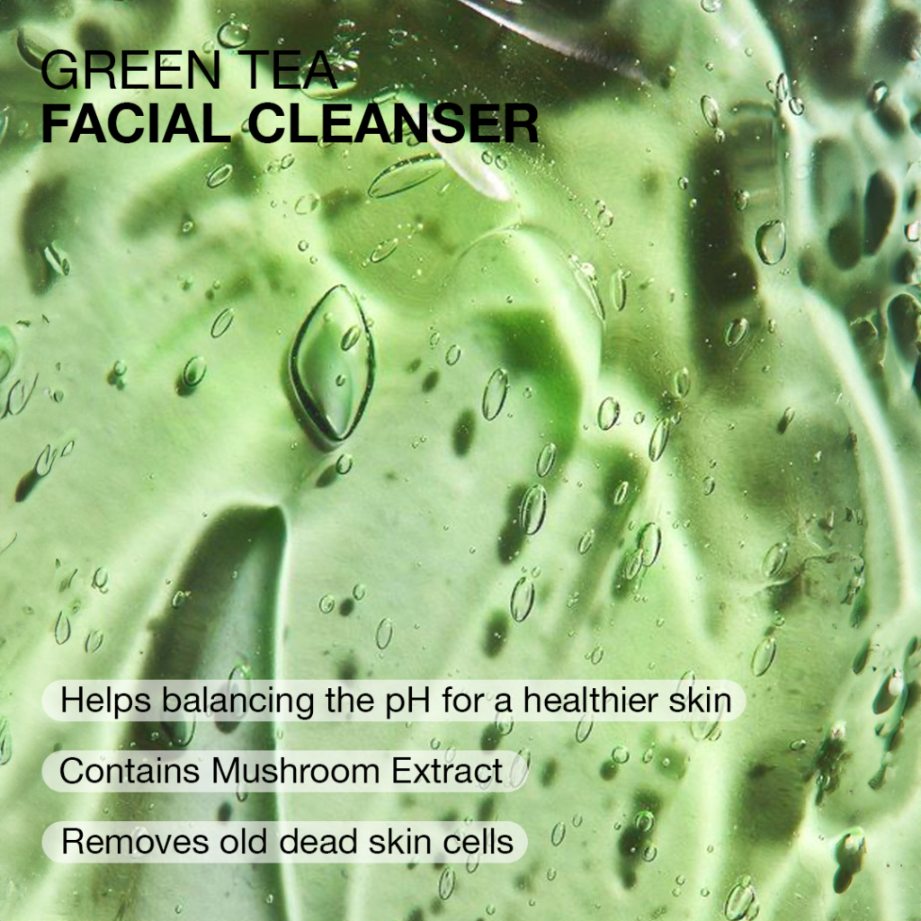 Green Tea Facial Cleanser private label cosmetics